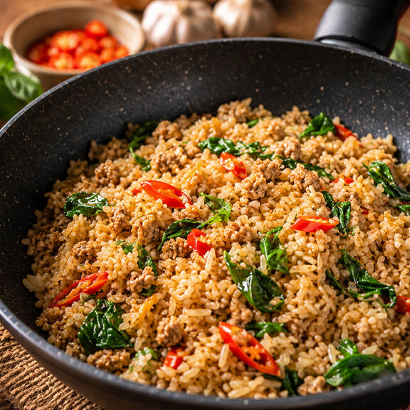 Spicy Basil Fried Rice